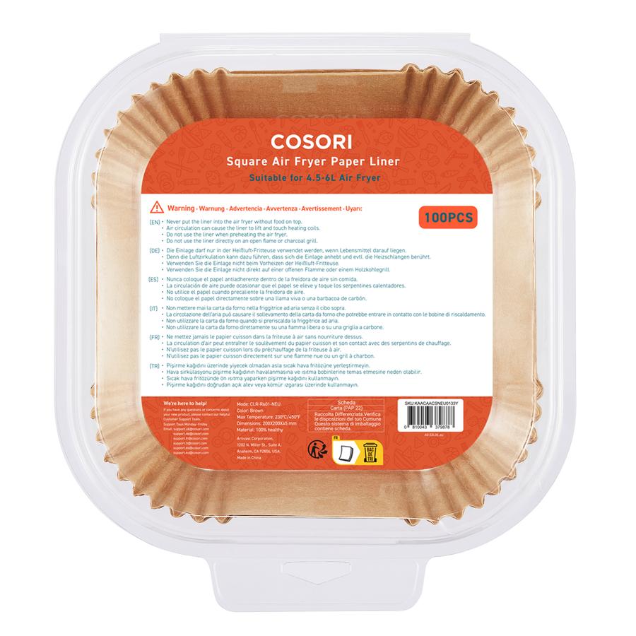 Cosori Papírtányér Forrólevegős Sütőhöz 100db CLR-R601-NEU akciós termékkép 1